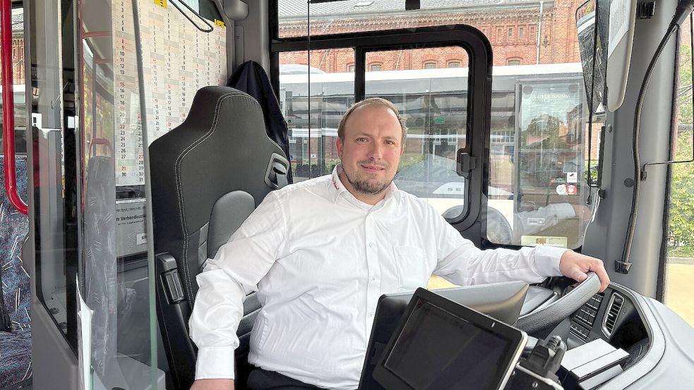 Hans Wallenstein setzt sich für die Belange des Buspersonals ein. Foto: Vera Vogt