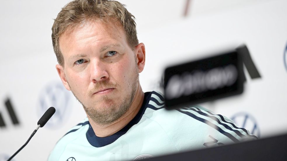 Bundestrainer Julian Nagelsmann will bei Neuer kein Risiko eingehen. Foto: Federico Gambarini/dpa