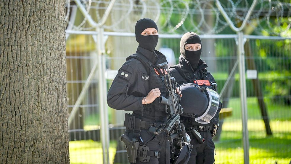 Für den Prozess galten sehr hohe Sicherheitsmaßnahmen. Foto: Sina Schuldt