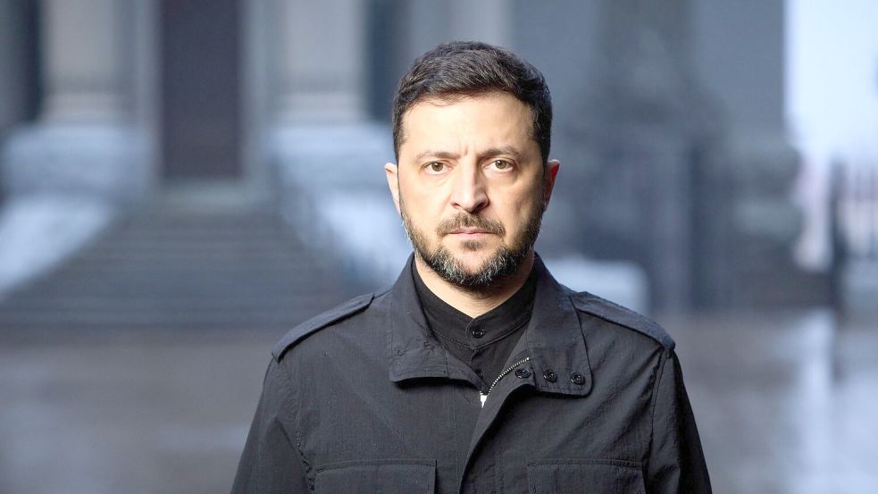 Der ukrainische Präsident Wolodymyr Selenskyj hat neue Angriffe tief im russischen Hinterland angekündigt. (Archivbild) Foto: -/Press Service Of The President