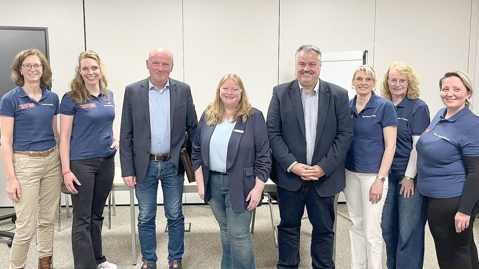 Auf Einladung der Frauen-Union wurde im Bildungswerk Friesoythe über häusliche Gewalt und Hilfsangebote informiert. Foto: Privat