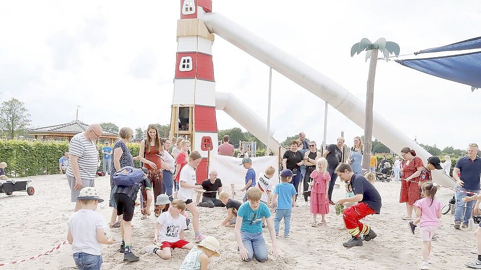 2024 kamen Tausende von Kindern und Eltern zum Kinderfestival an den Barßeler Hafen. Archivfoto: Hans Passmann