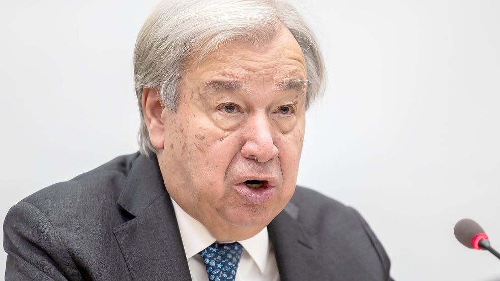 Der Bericht wurde vom Generalsekretariat des UN-Chefs António Guterres verfasst (Archivbild). Foto: Salvatore Di Nolfi/Keystone/dpa