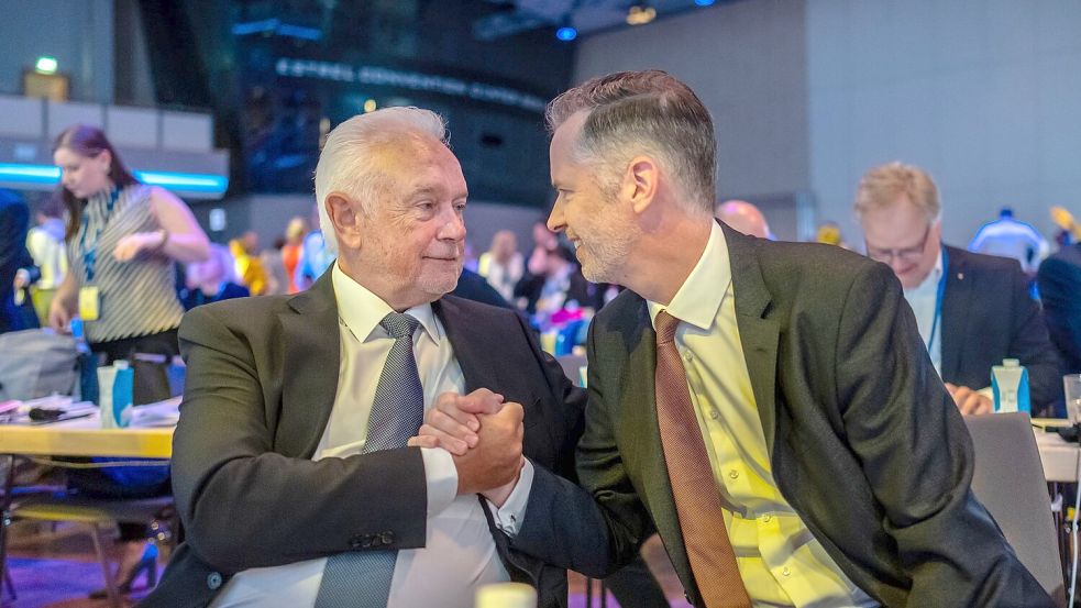 Wachwechsel bei der FDP: Auf Christian Dürr folgt Wolfgang Kubicki an der Spitze der Partei Foto: Michael Kappeler/dpa