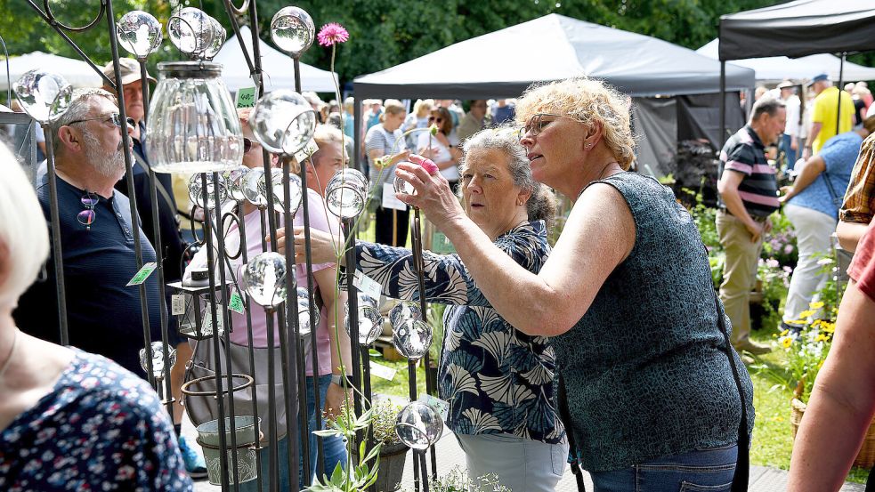 Es zieht wieder Tausende Besucher zum Burggarten Stickhausen. Foto: Melchert Stromann