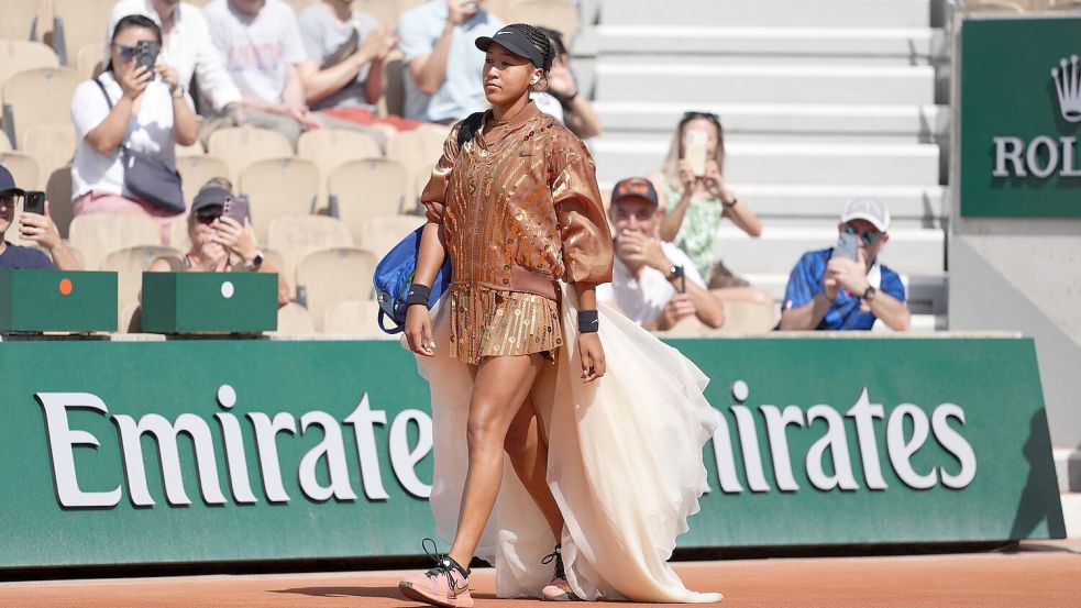 Naomi Osaka ist ein Star - und darf nun auch ein Match in der Nightsession bei den French Open spielen. Foto: Thibault Camus