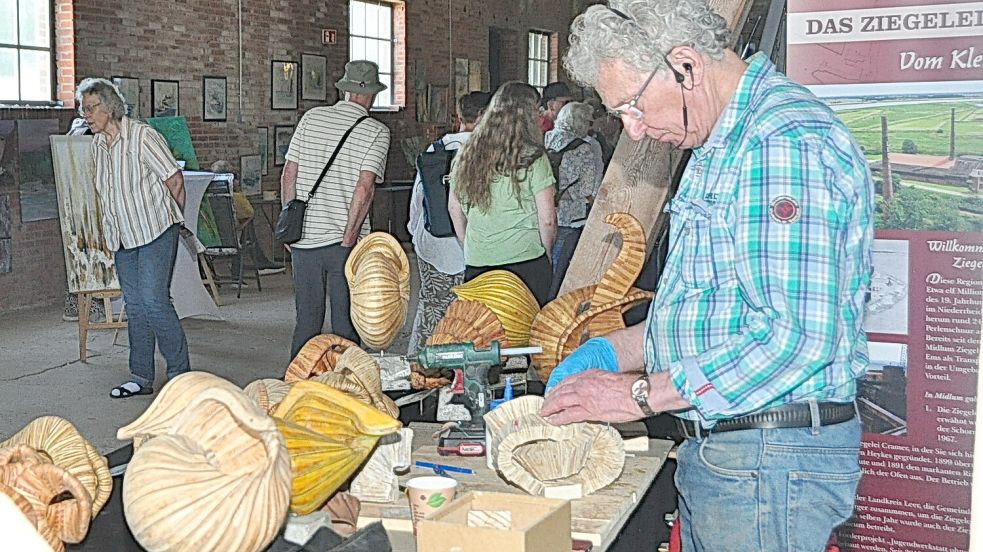Ziegeleimuseum Midlum findet an diesem Wochenende die Ausstellung „Kunst & Klinker“ statt. Foto: Bodo Wolters