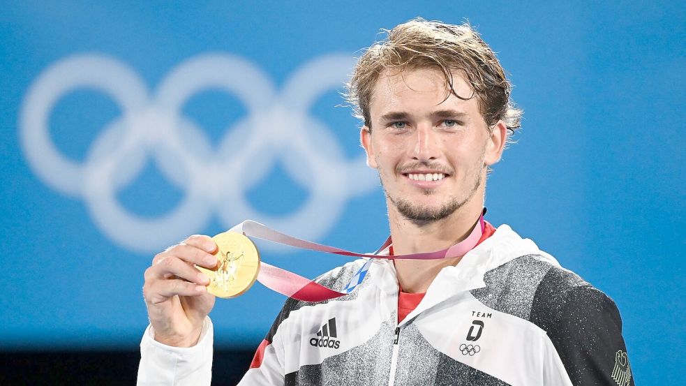Das Olympiagold 2021 bleibt Zverev für immer. (Archivbild) Foto: Marijan Murat