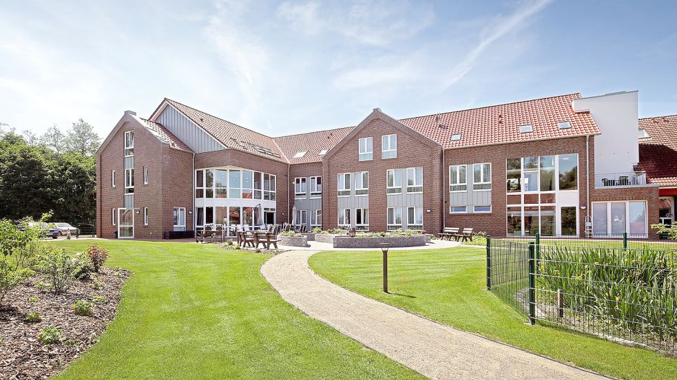 Im Garten der Einrichtung an der Liebigstraße 17 in Ostrhauderfehn wird ein abwechslungsreiches Programm geboten. Foto: Karsten Thormälen