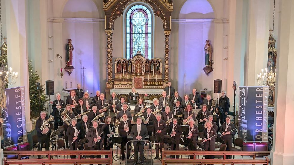 Das Orchester Bad Zwischenahn gibt am Sonntag, 21. Juni, ein Sommerkonzert in der Barßeler Kirche Ss. Cosmas und Damian. Foto: OBZ