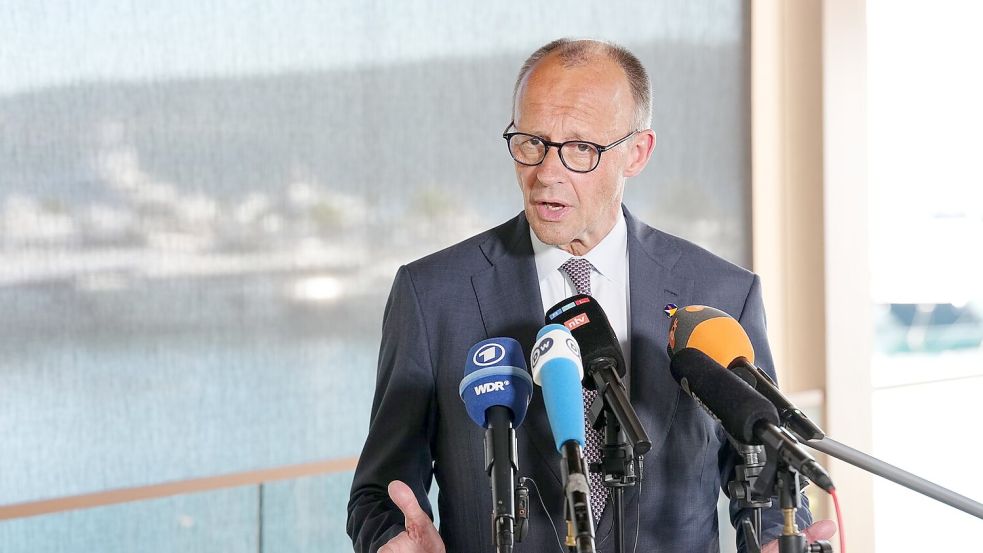 Laut Merz soll Deutschland 2035/36 erneut versuchen, einen Sitz im Sicherheitsrat zu bekommen. Foto: Kay Nietfeld/dpa