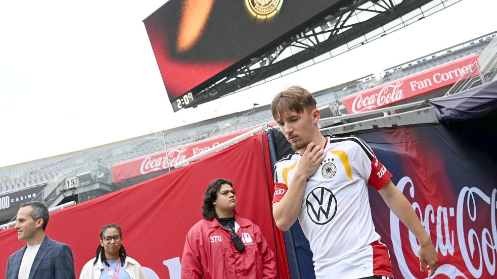 Lennart Karl verletzte sich im Training - das Aus schon vor der WM. Foto: Federico Gambarini/dpa