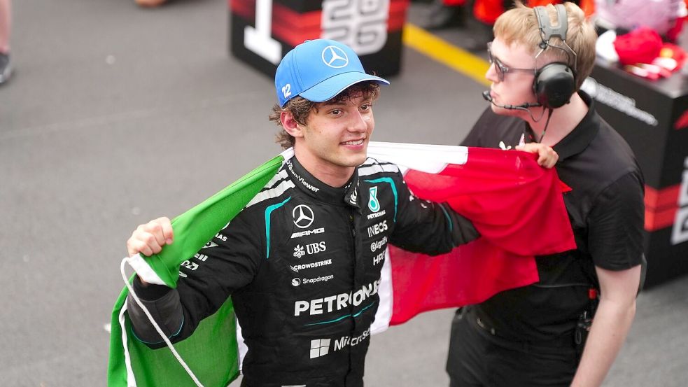Unaufhaltsam auch in Monaco: WM-Spitzenreiter Kimi Antonelli. Foto: David Davies