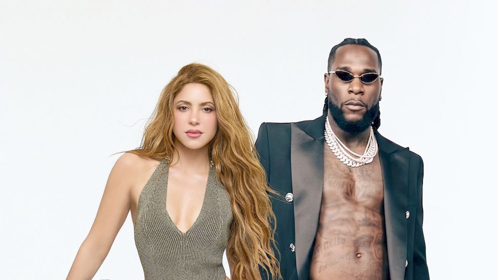 Shakira und der nigerianische Musiker Burna Boy steuern den offiziellen WM-Song „Dai Dai“ bei. (Handout) Foto: -/Nico G/dpa