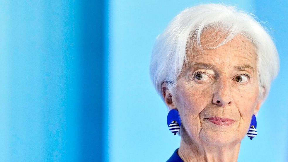 EZB-Präsidentin Christine Lagarde zeigt sich entschlossen gegen steigende Inflation. Foto: Michael Probst