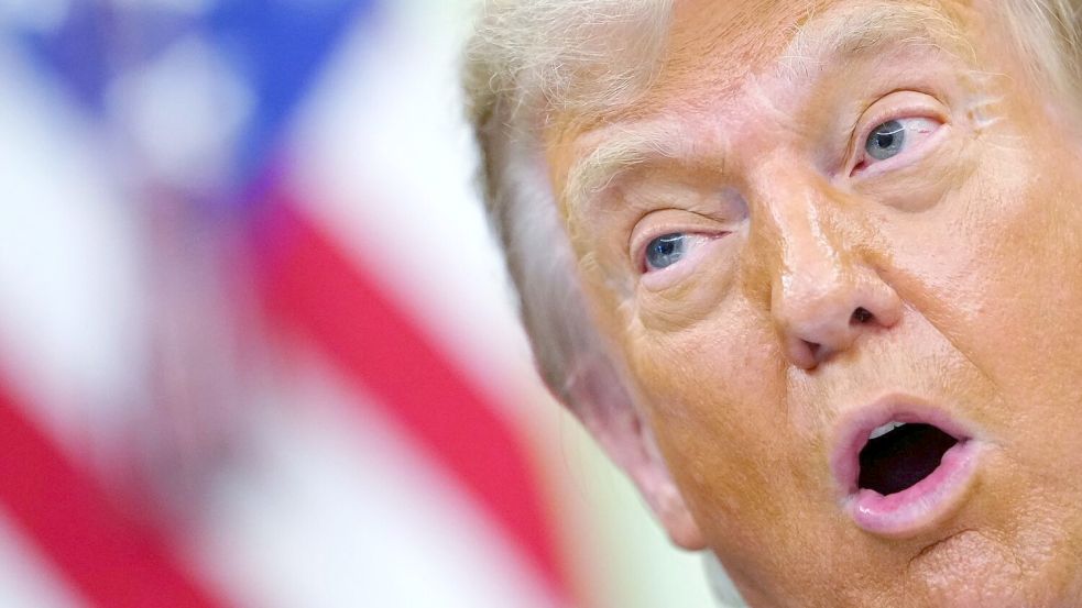 Trump sagt zuvor angekündigte schwere Angriffe auf den Iran ab. Foto: Julia Demaree Nikhinson