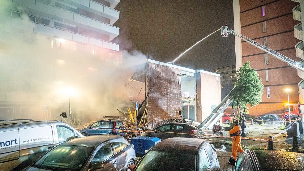 400 Anwohner mussten nach der heftigen Explosion ihre Wohnungen verlassen. Foto: Josh Walet