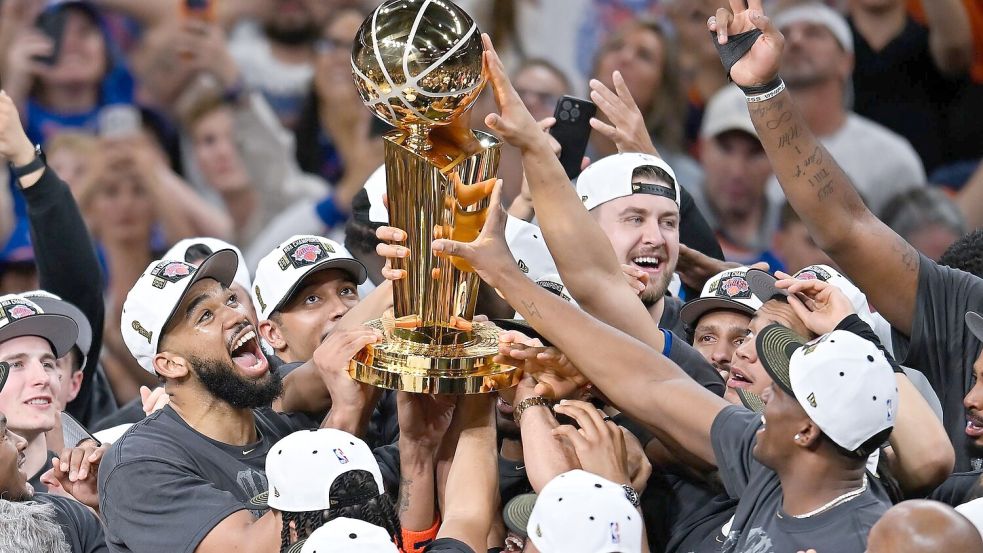 Die New York Knicks sind NBA-Chamion. Foto: Darren Abate