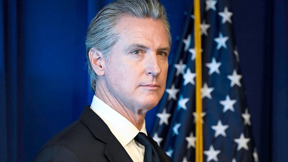 Ganz ohne Maske? Gavin Newsom zeigt sich in seiner neuen Autobiografie von der persönlichen Seite. Foto: imago/Anadolu Agency