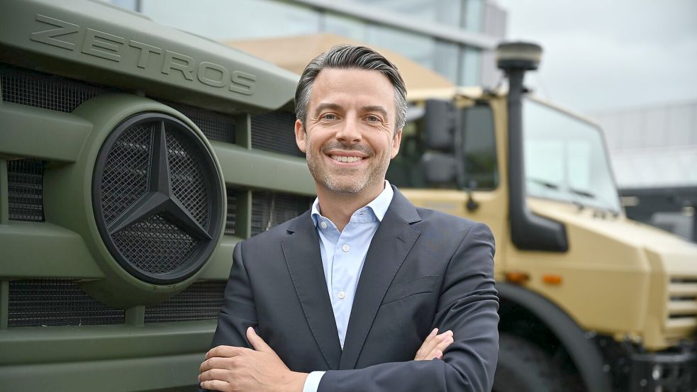 Daimler-Truck-Defence-Chef: „Eine sehr gute Ausgangsposition.“ (Archivbild) Foto: Katharina Kausche