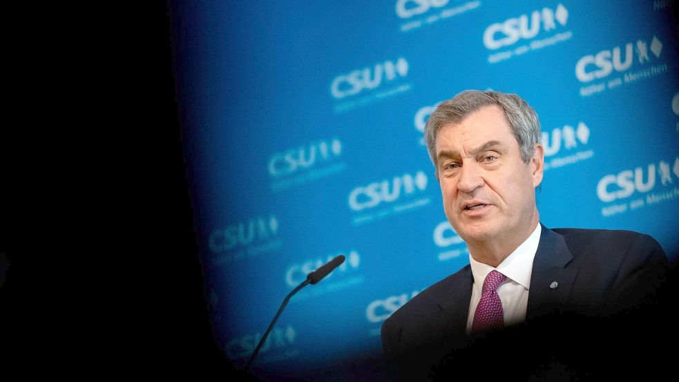 CSU-Chef Markus Söder fordert Kompromissbereitschaft von allen Seiten. Foto: Sven Hoppe