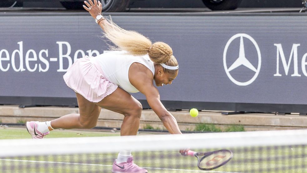 Nicht jede Aktion gelang: Serena Williams. Foto: Andreas Gora
