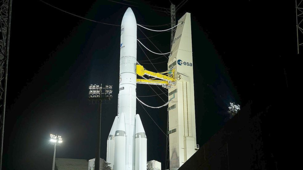 Am Bau von Ariane 6 waren gut ein Dutzend Länder beteiligt. Foto: S. Corvaja/ESA/dpa