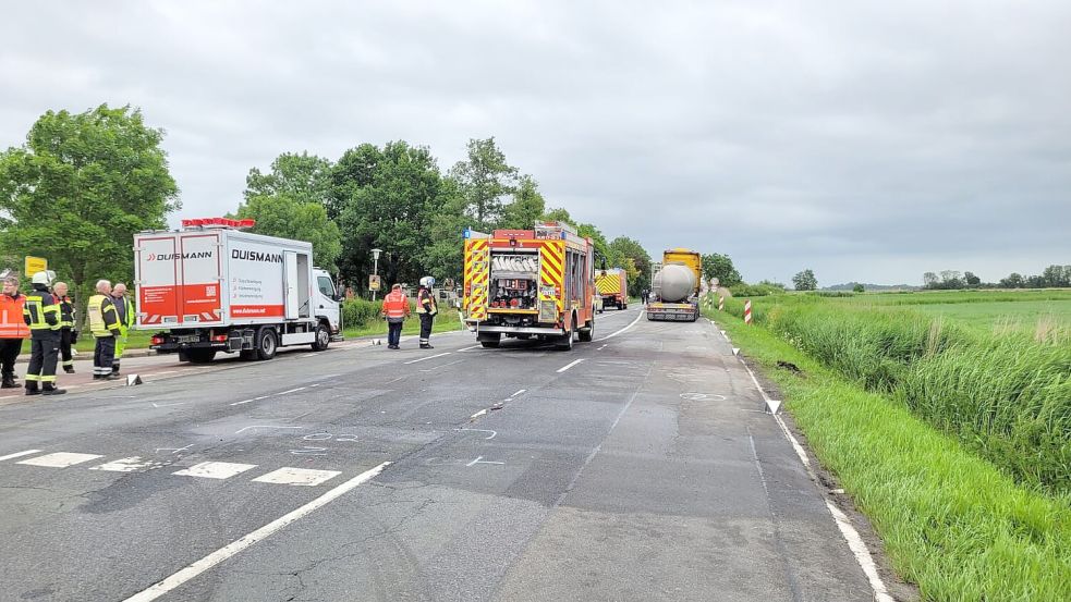 Bei einem schweren Unfall in Loppersum ist am Montag ein Mann verstorben. Foto: Heinz Wagenaar