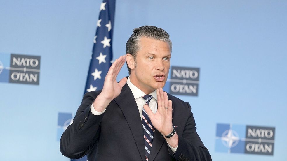 US-Verteidigungsminister Pete Hegseth findet klare Worte. Foto: Virginia Mayo