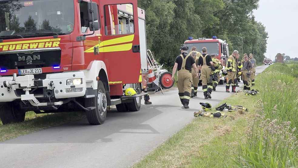 Bereits nach einer Stunde war der Einsatz wieder beendet. Foto: Bodo Wolters