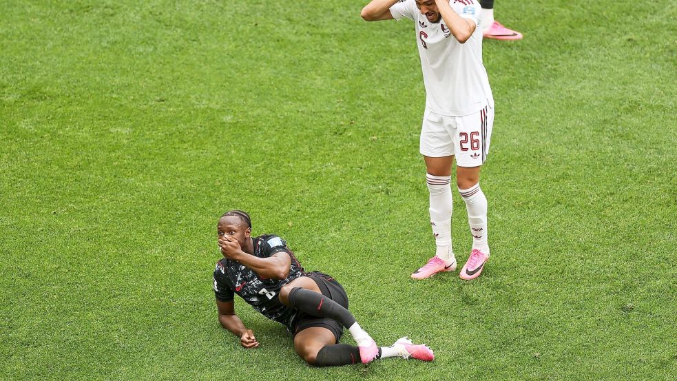 Für Koné ging es nicht weiter. Foto: Kaleb Tatum/AP/dpa