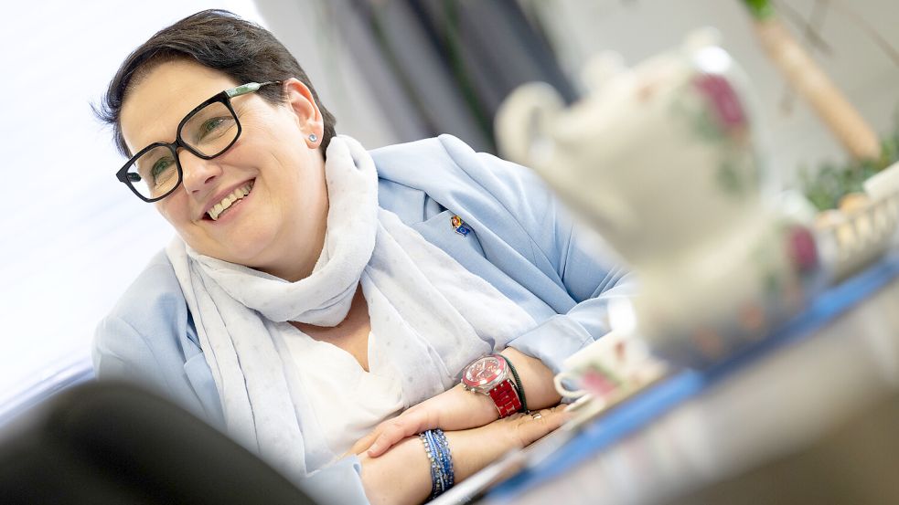 Ministerin Melanie Walter zu Besuch in der Redaktion: „Es muss uns gelingen, mit regionaler Wertschöpfung für Arbeitsplätze vor Ort zu sorgen.“ Foto: Klaus Ortgies