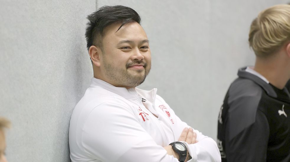 Bi Le Tran freut sich auf seine neue Aufgabe in Wilhelmshaven und ist gleichzeitig glücklich, dass der SVG mit Jannik Swieter schnell einen Nachfolger für ihn gefunden hat. Foto: Wilfried Groenewold
