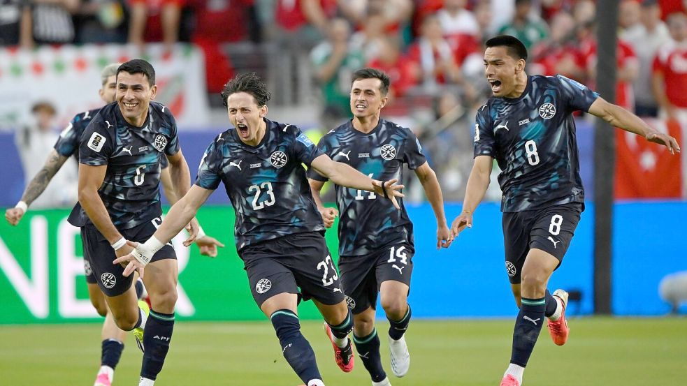Matías Galarza sorgte für einen Traumstart Paraguays. Foto: Eakin Howard