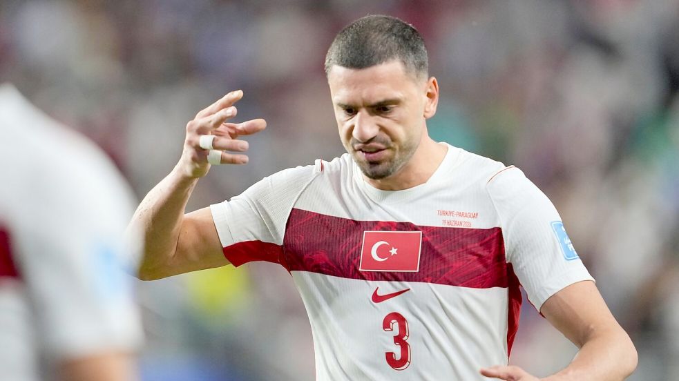 Die Türkei um Merih Demiral hadert. Foto: Eugene Hoshiko