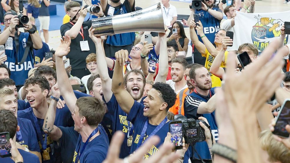 Feiert einen der größen Coups der BBL-Historie: Alba Berlin. Foto: Matthias Stickel