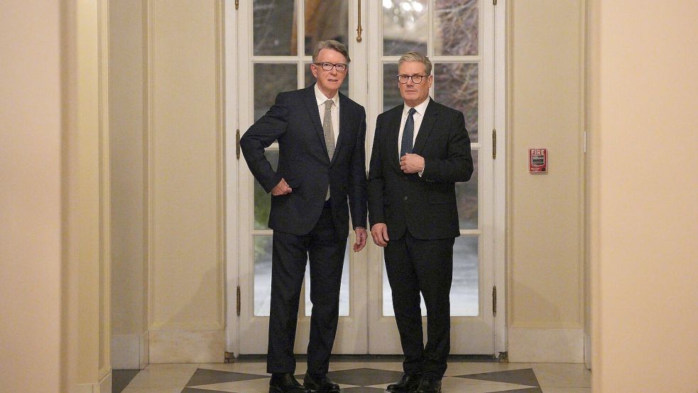 Der Fall Peter Mandelson belastete Starmer (r.) schwer. (Archivbild) Foto: Carl Court