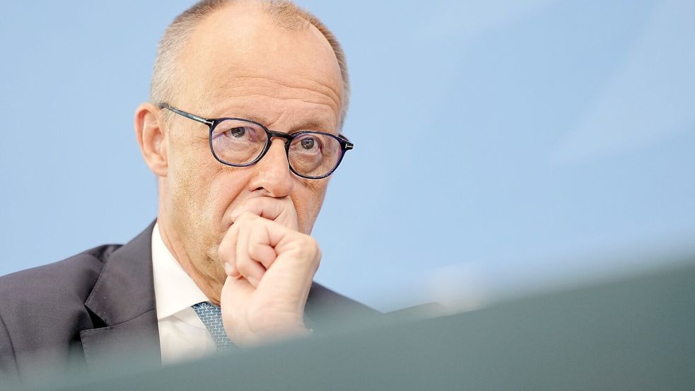 Eine Idee im Konzept findet Merz sogar „genial“. Foto: Kay Nietfeld/dpa