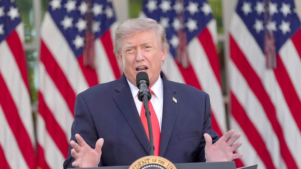 Trump macht Iran für Angriff auf Schiff verantwortlich. (Archivbild) Foto: Jacquelyn Martin
