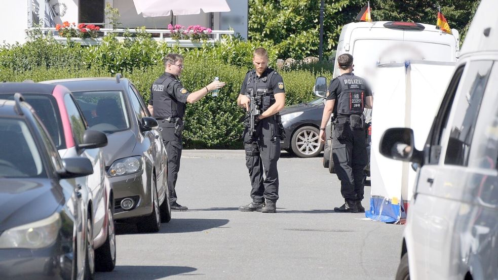 Die Polizei fahndet nach dem Täter. Foto: Hüneke/dpa