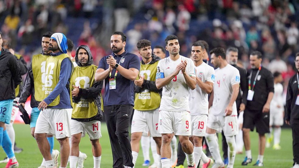 Die iranischen Spieler wissen noch nicht, ob sie bei der WM weiter dabei sind. Foto: Manu Fernandez