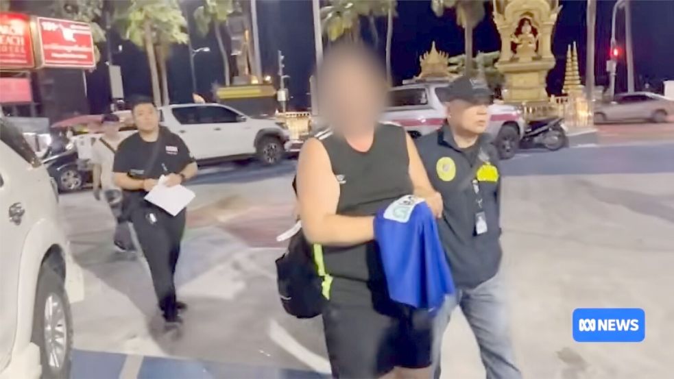 Einem Australier wird in Thailand der Mord an einer 17-Jährigen vorgeworfen. Ihre Leiche soll er in einem Koffer abgelegt haben. Foto: Abc News