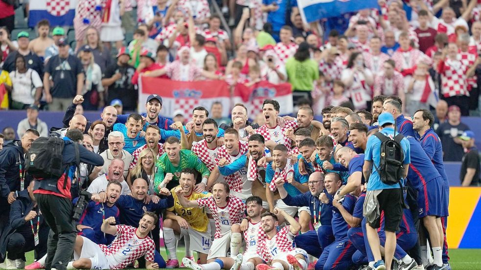 Kroatien bleibt im WM-Turnier. Foto: Matt Slocum/AP/dpa