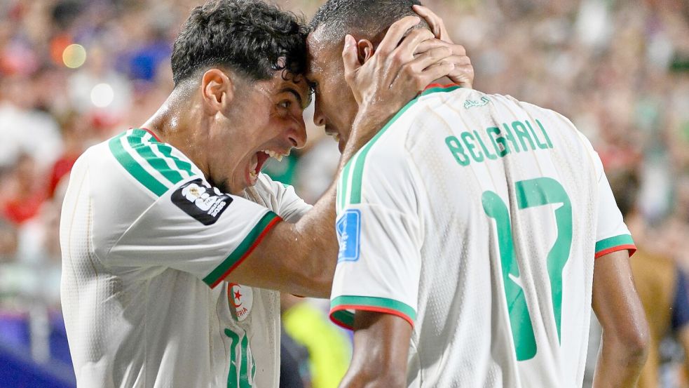 Auch Algerien konnte sich über das Weiterkommen freuen. Foto: Reed Hoffmann