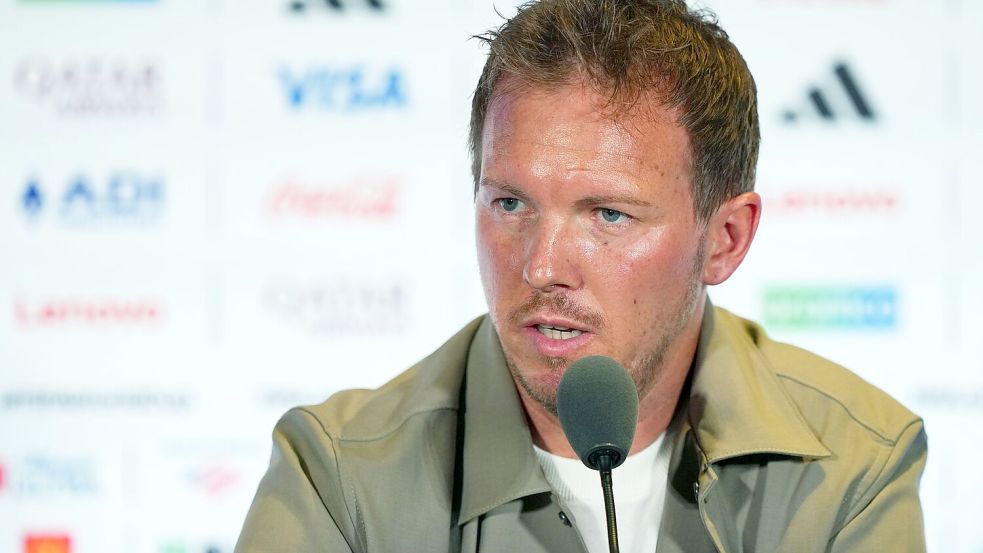Julian Nagelsmann steht vor seinem ersten K.-o.-Spiel bei einer WM. Foto: Martin Meissner