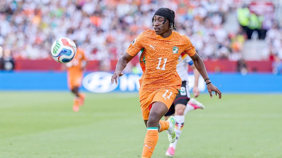 Yan Diomande von der Elfenbeinküste will offenbar zu Paris Saint-Germain wechseln. Foto: Jan Woitas