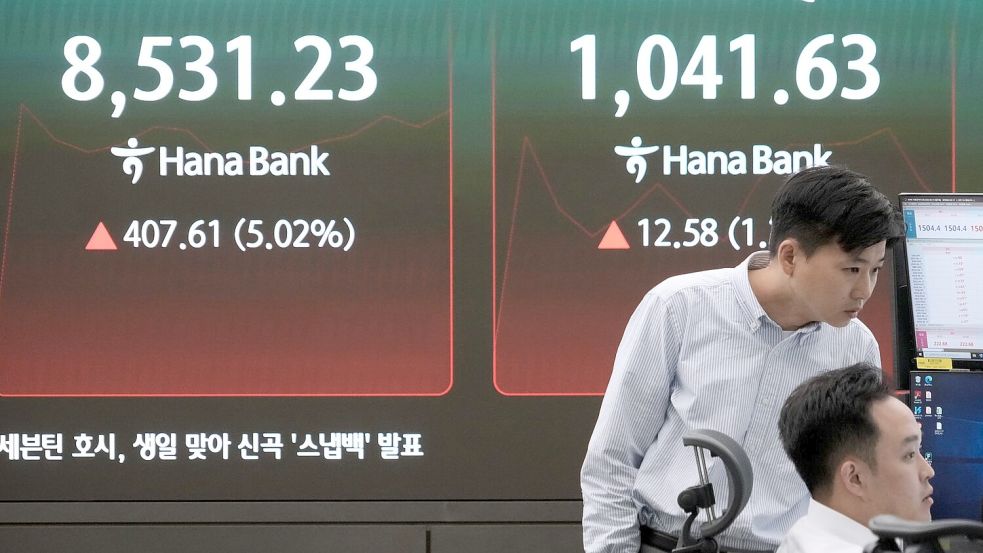 Der südkoreanische Kospi gilt seit letztem Jahr als weltweit erfolgreichster Leitindex. Foto: Ahn Young-joon
