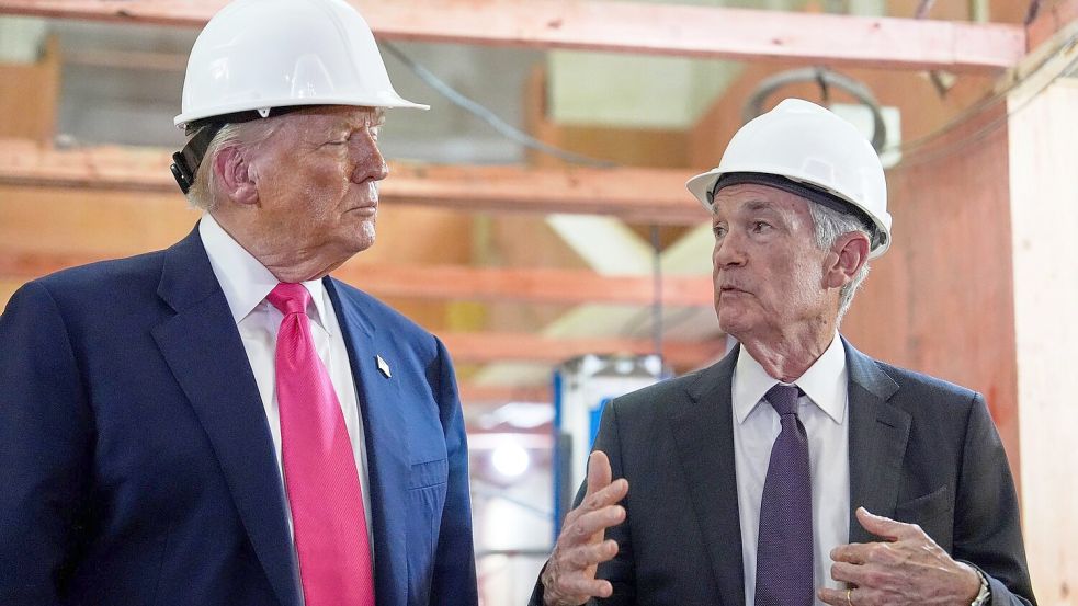 Trump ist die Fed seit Längerem ein Dorn im Auge. (Archivbild) Foto: Julia Demaree Nikhinson/AP/dpa