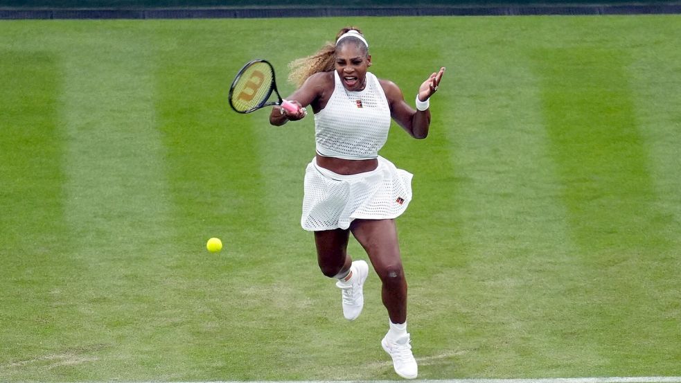 Für Serena Williams war das Einzel-Comeback in Wimbledon schnell wieder vorbei. Foto: John Walton