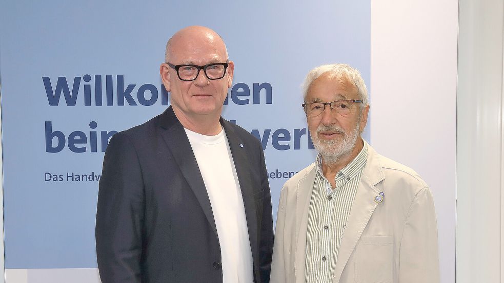 Herbert Otte (links) hat den Vorsitz von Horst Amstätter übernommen. Foto: privat